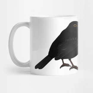 Blackbird Bird Watching Birding Ornithologist Gift Mug